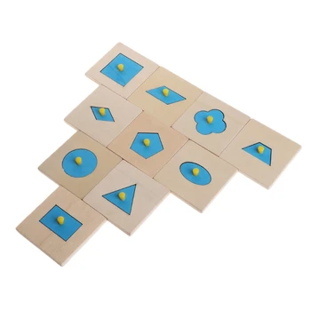 1 Rinkinys Kūdikių Geometrinis Mokymosi Žaislai Montessori Formų Rūšiavimas Įspūdį Geometrijos Valdybos Švietimo (Ikimokyklinio Amžiaus Vaikams, Žaislai